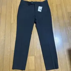 新品タグ付★ナノユニバース　スーツ　パンツ　メンズＬサイズ　　　ブラック