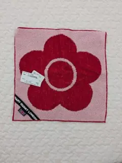 MARY QUANT LONDON 花柄ハンカチ 赤