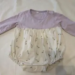 パープルチューリップロンパース