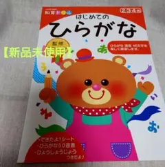 【新品未使用】はじめてのひらがな/2-4歳