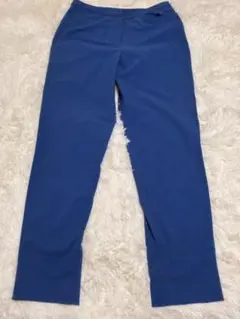 Lourdes. (ルルド) テーパードパンツ ストレッチパンツ 青
