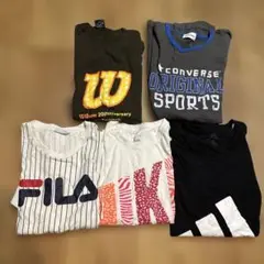 Converse, FILA, NIKE, adidas Tシャツ　セット