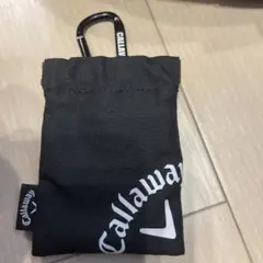 Callaway カラビナ付きナイロンポーチ ティーケース