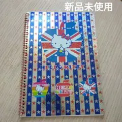 新品未使用　サンリオ　キティ　リングノート　シール付きノート　2001
