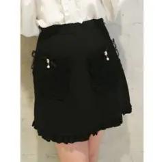 ROJITAレースパッチポケット台形SK