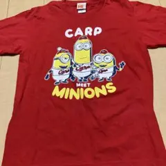 CARP MEET MINIONS Tシャツ Sサイズ レッド
