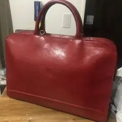 牛革 バッグ 赤 レッド