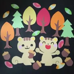 大きい壁面飾り*実りの秋②