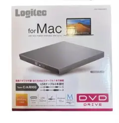 Logitec ポータブルDVDドライブ LDR‑PVB8U3MGY