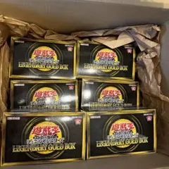 遊戯王　レジェンダリーゴールドボックス　6箱
