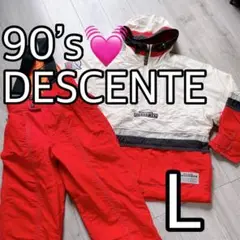 DESCENTE♪ヴィンテージ L 上下セット 送料込み スキー スノボーウェア