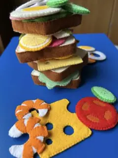 フェルトおままごと『サンドイッチセット』