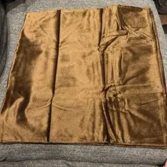 スクエアクッションカバー リビングルームソファ用 45×45cm ブラウン 2枚