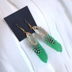 羽デザイン フックピアス