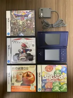【Nintendo DS Lite 本体　ソフトまとめ4本】