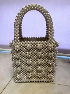 新品 SHRIMPS Antonia シュリンプス パール バッグ