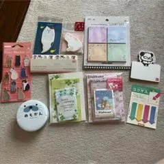 猫と動物デザインの文房具セット