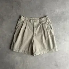 90s セントジョンズベイ ツータックショーツ コットンツイル生地