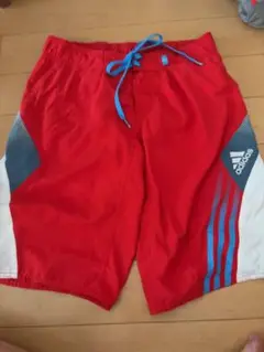adidas 水着 Lサイズ レッド サーフパンツ