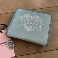 新品未使用Juicy Couture 二つ折り財布 水色