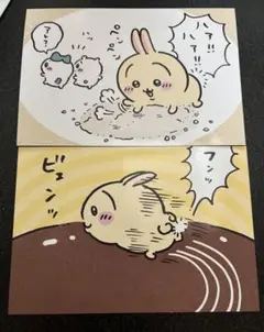 ♡ちいかわ♡ ブロマイド　うさぎ　2種セット