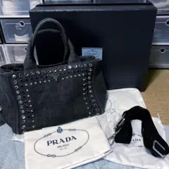 処分前セール⭐︎プラダ カナパ デニム