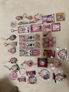 キャラクターグッズセット ピンク色 多種類