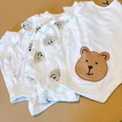 babyGAP おしりくま ボディスーツ 0-3M 3点セット ロンパース 半袖