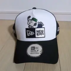 NEW ERA スヌーピー キャップ　ブラック　メンズ