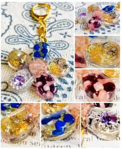 まちゃさまオーダー＊白蛇抜け殻入りお守りキーホルダー＊ご確認用