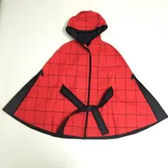 モ*カ様 マッキントッシュ　フーディ　キルティング　ポンチョ　裏ボア　ネイビー モ*カ様 マッキントッシュ フーディ キルティング ポンチョ 裏