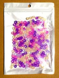 紫外線で色が変わるビーズ/200個