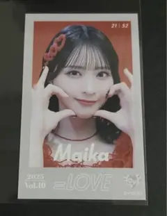 イコラブ 佐々木舞香 ミニフォト とくベチュ、して歌唱衣装