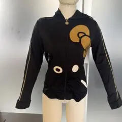 ハローキティフルジップパーカー 黒
