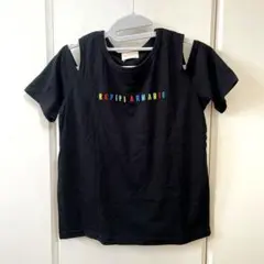 お値下げ! REPIPI ARMARIO 黒のTシャツ　140cm