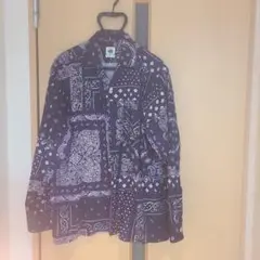 atmos バンダナ柄 アトモス　ネイビーELEPHANT BRAND L