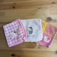 ハローキティ ミニタオルセット 3枚組