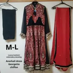 50%OFFインドのボリウッドデザイナードレス カシミール 高級刺繍