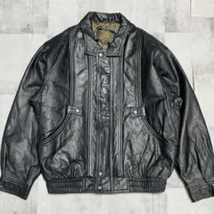 SEAHOP CLUB レザージャケット M ブラック SEAHOP CLUB レザージャケット 牛革 サイズM ブラック
