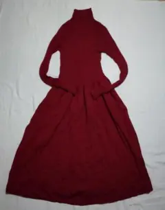 UNIQLOリブニットワンピース