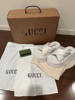 値下げ！GUCCI サンダル ホワイト