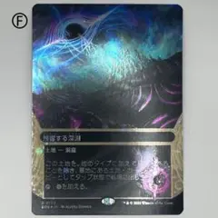 MTG 残響する深淵/ボーダーレス ギャラクシーfoil 日本語1枚　EOS