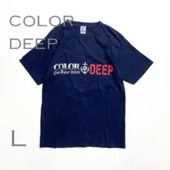 COLORLIVE TOUR2009 DEEP コットンTシャツ L ネイビー