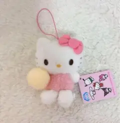 サンリオキャラクターズ もふっとわたあめ マスコット ハローキティ