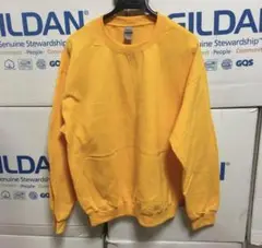 ギルダン　GILDAN スウェット　イエロー　古着