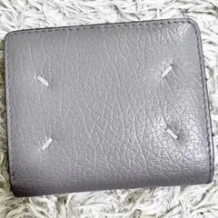 極美品 マルジェラ バイフォールド ポッパーウォレット 4ステッチ 二つ折り財布