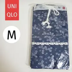 ユニクロ　レーディス　ルームウェア　パンツ　花柄　M 綿