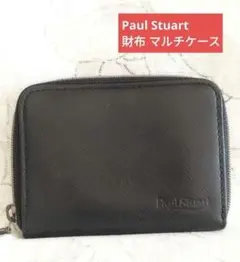 【美品】 ポールスチュアート ミニ財布 マルチケース 小銭入れ ブラック