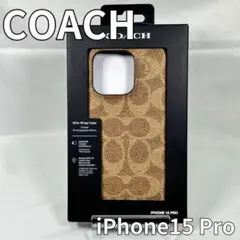 アイフォンケースiPhone15PROスマホケース シグネチャーコーチCOACH