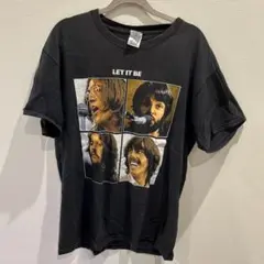 00 LET IT BE PRO WEIGHT ブラックTシャツ Beatles